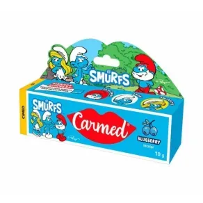 Hidratante Labial Carmed Smurfs Blueberry 10g